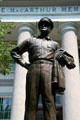 Statue of Douglas MacArthur in front of his Memorial. Norfolk, VA