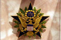General MacArthur's War Department General Staff identification badge in Douglas MacArthur Memorial. Norfolk, VA.