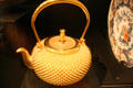 Japanese gold tea pot gift to MacArthur at Douglas MacArthur Memorial. Norfolk, VA.