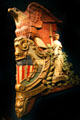Bow ornament of USS New York from Hampton Roads Naval Museum at Nauticus. Norfolk, VA