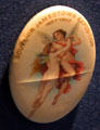 Jamestown Exposition souvenir pin with fairies at Hampton Roads Naval Museum. Norfolk, VA.