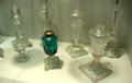 Collection of early American glass lighting devices at Chrysler Museum of Art. Norfolk, VA.