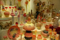 Collection of Mount Washington Glass Co. products at Chrysler Museum of Art. Norfolk, VA.