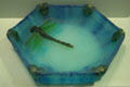 Dragonfly glass ashtray by Henri Bergé made by Amalric Walter of Nancy, France at Chrysler Museum of Art. Norfolk, VA