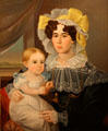 Mrs. Lavinia M. Parcells Pike & Baby Mary Elizabeth American portrait at Chrysler Museum of Art. Norfolk, VA.
