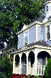 Unique verandah of a house on Washington Street. Lynchburg, VA