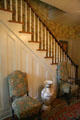 Hall stairs of Ash Lawn-Highland. Charlotttesville, VA.