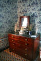 Dresser in Monroes' bedchamber at Ash Lawn-Highland. Charlotttesville, VA.