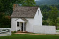 Overseer's Cottage at Ash Lawn-Highland. Charlotttesville, VA.