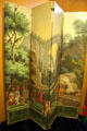 Floor screen with views of America wallpaper by Jean Zuber & Co. of Paris as was used by James Monroe at James Madison Museum. Orange, VA.