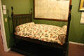 Bed probably one used by James Monroe's daughter in White House made by William Worthington at James Madison Museum. Orange, VA.