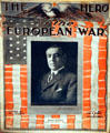 Sheet music of Woodrow Wilson Hero of the European War at his Presidential Library. Staunton, VA.