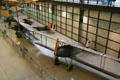 SPAD XVI & Halberstadt CL.IV biplanes at National Air & Space Museum. Chantilly, VA.
