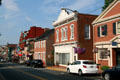 Streetscape of King St. in Leesburg. Leesburg, VA.
