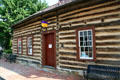 Stephen Donaldson Log Cabin now Loudoun Museum. Leesburg, VA.