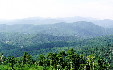 A view of blue hills from Shenandoah National Park & Appalachian Trail in Virginia. VA