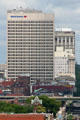 Bank of America, BB&T, & American National Bank buildings on Richmond skyline. Richmond, VA.