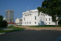 Virginia State Capitol with Richmond skyline. Richmond, VA.
