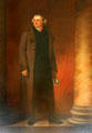 Portrait of Thomas Jefferson by George Catlin after painting by Thomas Sully at Virginia State Capitol. Richmond, VA.