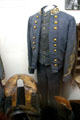 Uniform & saddle of Confederate Major General J.E.B. Stuart at Museum of the Confederacy. Richmond, VA.