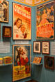 Movie posters for films featuring stories of Virginians at Museum of Virginia History. Richmond, VA.