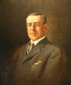 Thomas Woodrow Wilson portrait by Hazel Wegner at Museum of Virginia History. Richmond, VA.