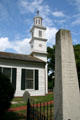 St John's Episcopal Church tower & graves. Richmond, VA.