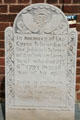 Tombstone at St. John's Episcopal Church. Richmond, VA.