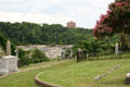 Hollywood Cemetery overlooking James River. Richmond, VA.