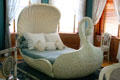 Swan bed by Neumann & Co., New York in master bedroom of Maymont Mansion. Richmond, VA.
