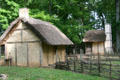 Thatched mud huts of Henricus. VA.