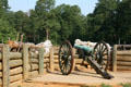 Union canon emplacement at Petersburg National Battlefield. Petersburg, VA.