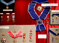 Collection of medals incl. Medals of Honor & Freedom at U.S. Army Quartermaster Museum. Petersburg, VA.