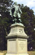 Statue of Captain James South, Governor of Virginia in Jamestown. VA.