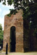 Tower ruins of original Jamestown Church. VA.