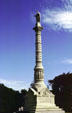 Victory Monument in Yorktown celebrating Washington's defeat of Cornwallis in 1781. Yorktown, VA.