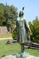 Pocahontas statue by William Ordway Partridge at Jamestown Colonial National Park. Jamestown, VA.