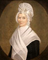 Lydia Sawyer Brigham portrait by William Jennys at Bennington Museum. Bennington, VT