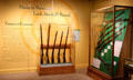 Collection of Vermont-made firearms at Bennington Museum. Bennington, VT.