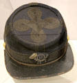 Civil War uniform cap at Bennington Museum. Bennington, VT.