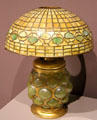 Acorn table lamp by Louis Comfort Tiffany at Bennington Museum. Bennington, VT.