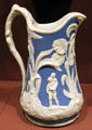 Paul & Virginia pitcher by United States Pottery Co. at Bennington Museum. Bennington, VT