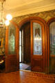 Entrance doors at Park-McCullough Historic Estate. North Bennington, VT.