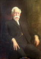 John G. McCullough portrait by Mark Popkin at Park-McCullough Historic Estate. North Bennington, VT.