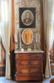 Dresser & mirror in master bedroom at Park-McCullough Historic Estate. North Bennington, VT.