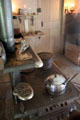 Kitchen range in Coolidge Homestead at President Calvin Coolidge State Historic Park. Plymouth Notch, VT.