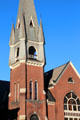 Tower of First Baptist Church. Barre, VT