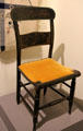 Painted & stenciled chair by Daniel M. Tuthill of Saxton's River, VT at Vermont History Center. Barre, VT.