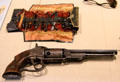 Civil War medical kit & pistol at Vermont History Center. Barre, VT.