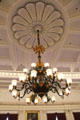 Chandelier in House of Representatives at Vermont State House. Montpelier, VT.